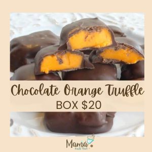 Chocolate Orange Truffle Gift Box
