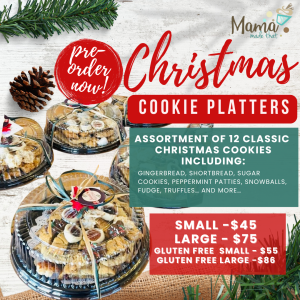Christmas cookie platter